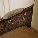 Cane shepherdess armchair, around 1930