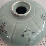Ancien vase ceramique coréen signé
