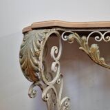 Wrought iron console