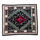 Nappe brodée à la main vintage 124x146 cm