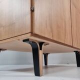 Vintage dining table in ash, 1960s