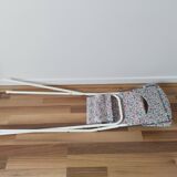 Vintage doll high chair, Japanese coated Liberty Hello Kitty