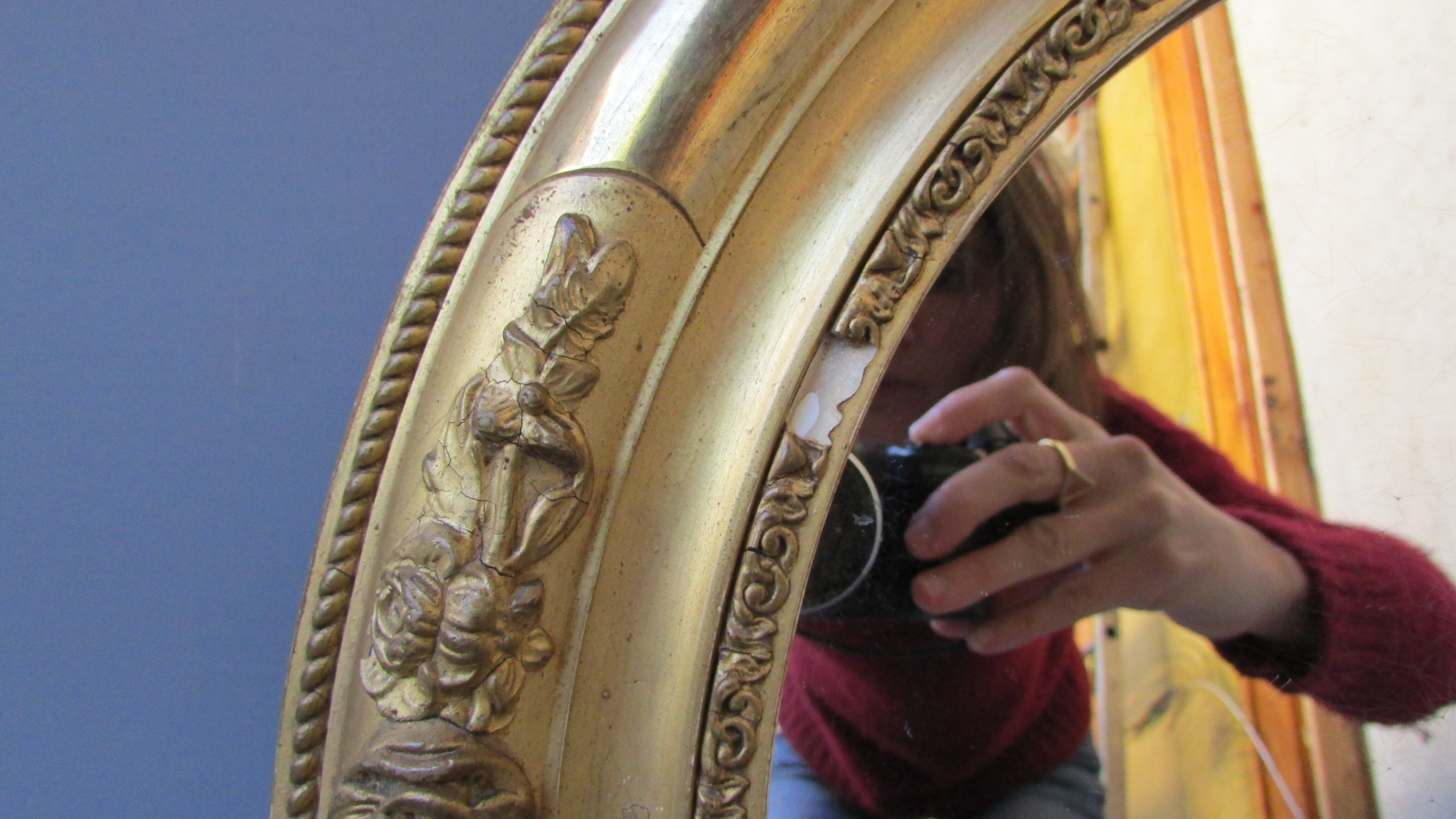 Mirror gold leaf - 44x39cm