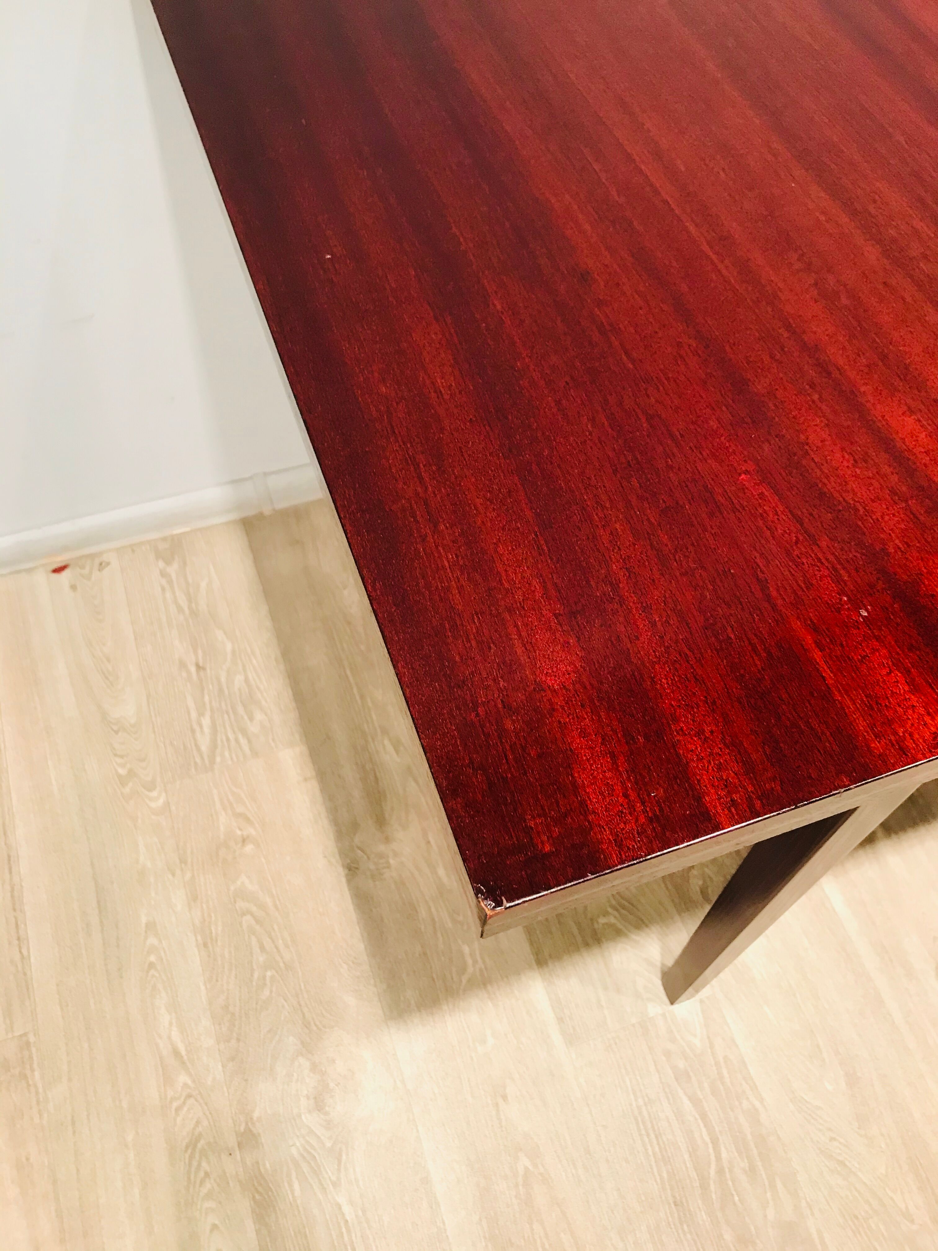 Table extensible acajou bois de rose Ton 60 '