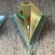 Pair of Hollywood Regency style wall lights