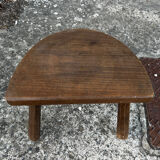 Half circle tripod stool