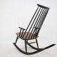 1960s Varjosen Puunjalostus beech rocking chair, Finland