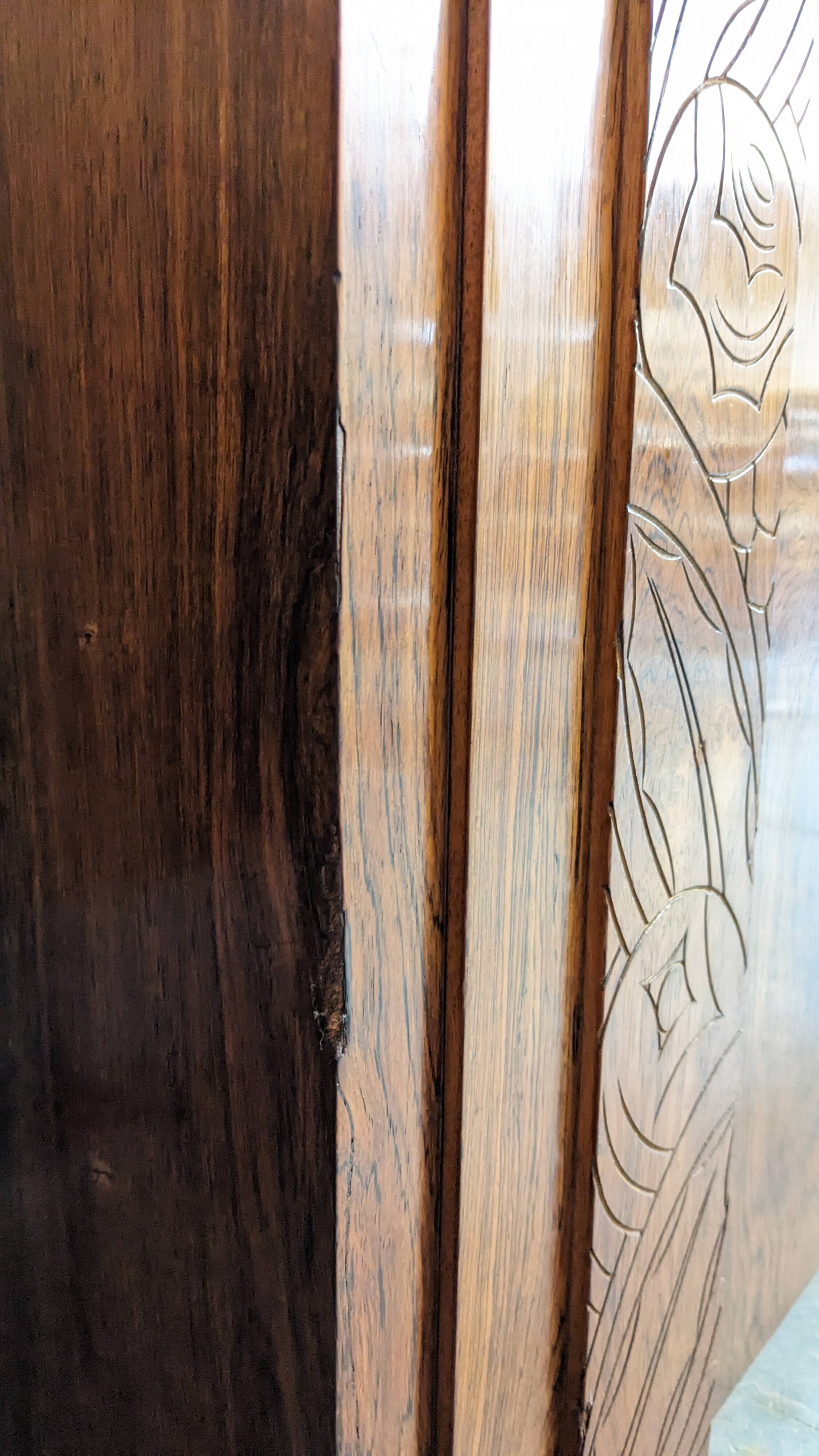 Buffet Art déco en palissandre, France vers 1920