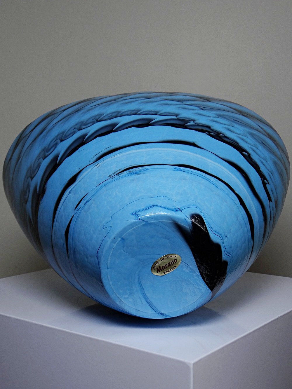 Centrepiece, bowl or large glass bowl from Murano "Yourmurano" handmade.