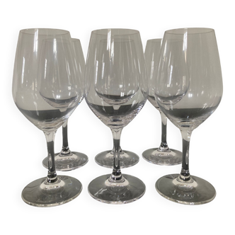 Set of 6 wine glasses in crystalline "Spiegelau"