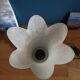 Bedside lamp marble brass tulip glass paste dp 0123259
