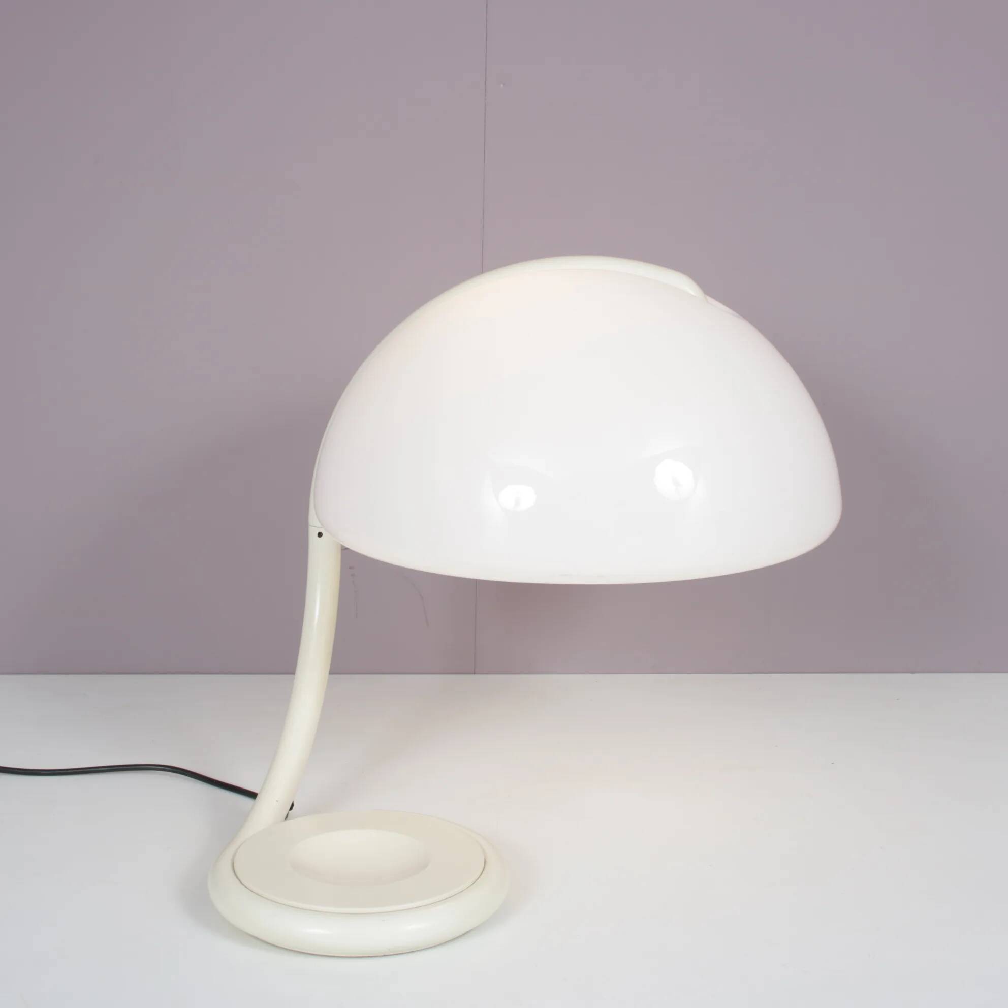 Lampe de table "Serpente" des années 1970 par Elio Martinelli pour Martinelli, Italie