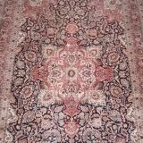Handmade silk cashmere rug 282×186cm