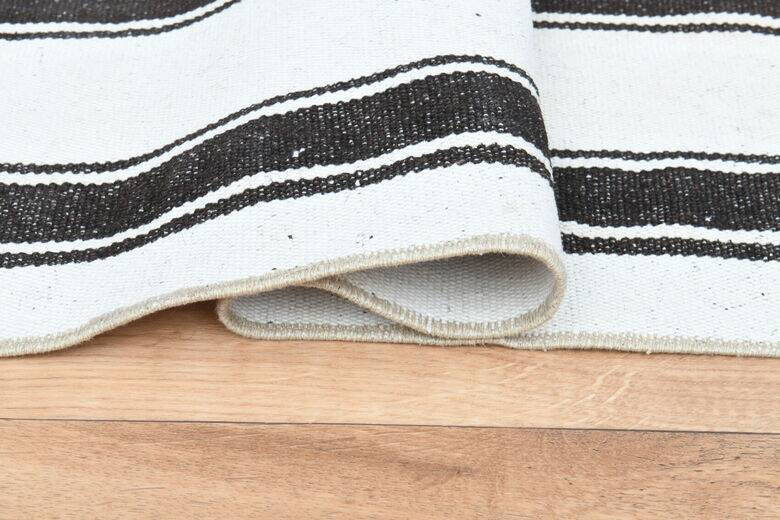 Vintage Striped Turkish Kilim Runner 60 x 243 cm