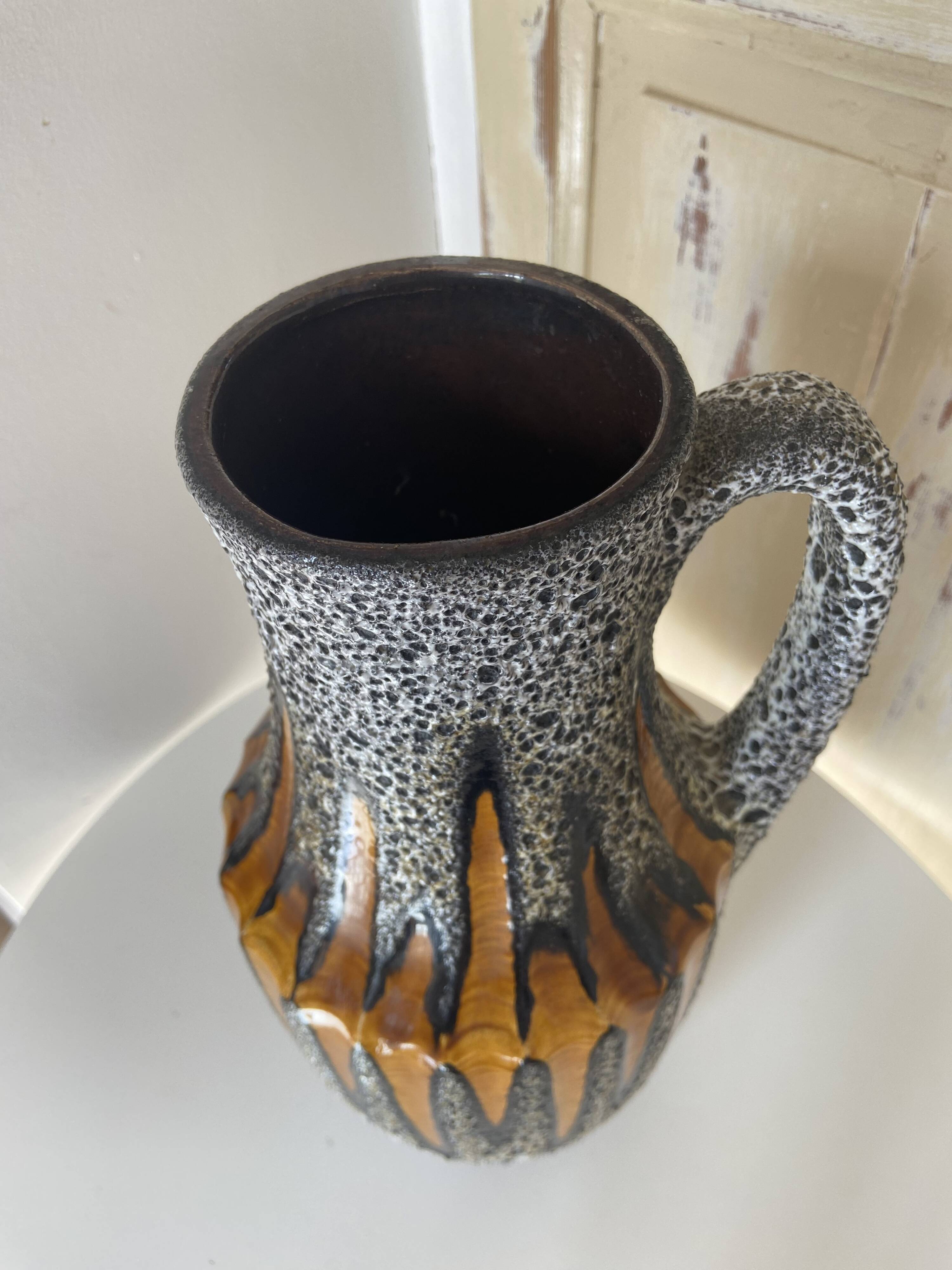 "Fat lava" style vase, West Germany mid-20th century