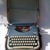 Typewriter Japy Script portable blue 50-60 years