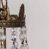 Hot air balloon tassel chandelier