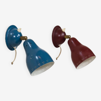 Set of two Swedish wall lamps