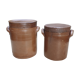 Set of 2 ceramic pots
