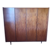 Armoire 4 portes design vintage années 60 | fabricant belge van pelt (signé