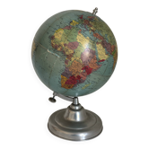 Globe terrestre vintage 1961 mappemonde Taride Paris - 33 cm