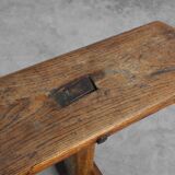 Mid 19th century rustic oak bench, France