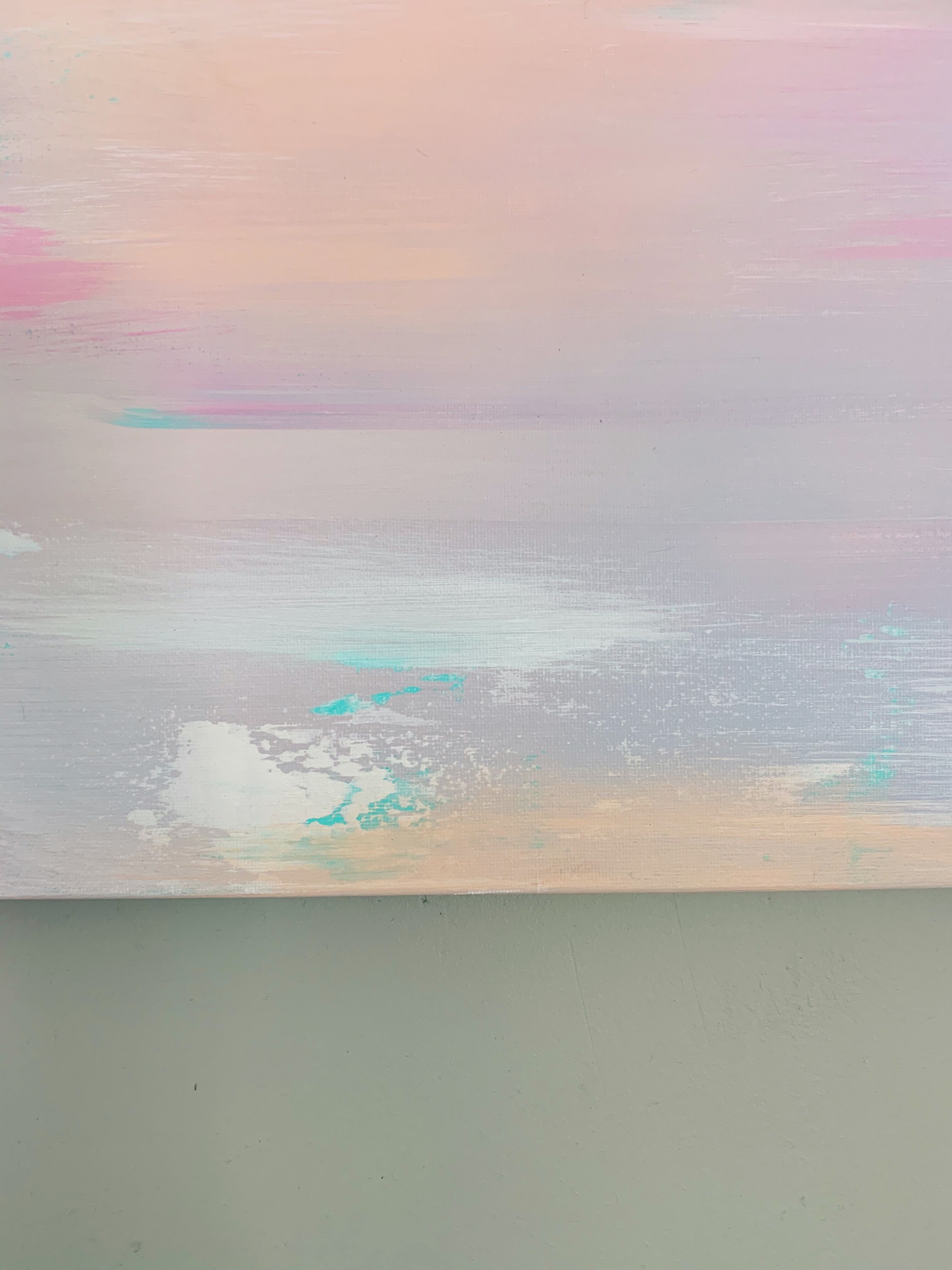 Modern abstract art canvas, Modern Love