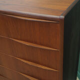 Teak chest of drawers, Danish design, 1970s, made in Denmark