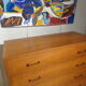 Chest of drawers vintage from the 60s in light wood