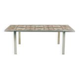 Steel and ceramic coffee table