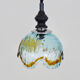 Vintage hanging lamp in blown Murano glass. 70s
