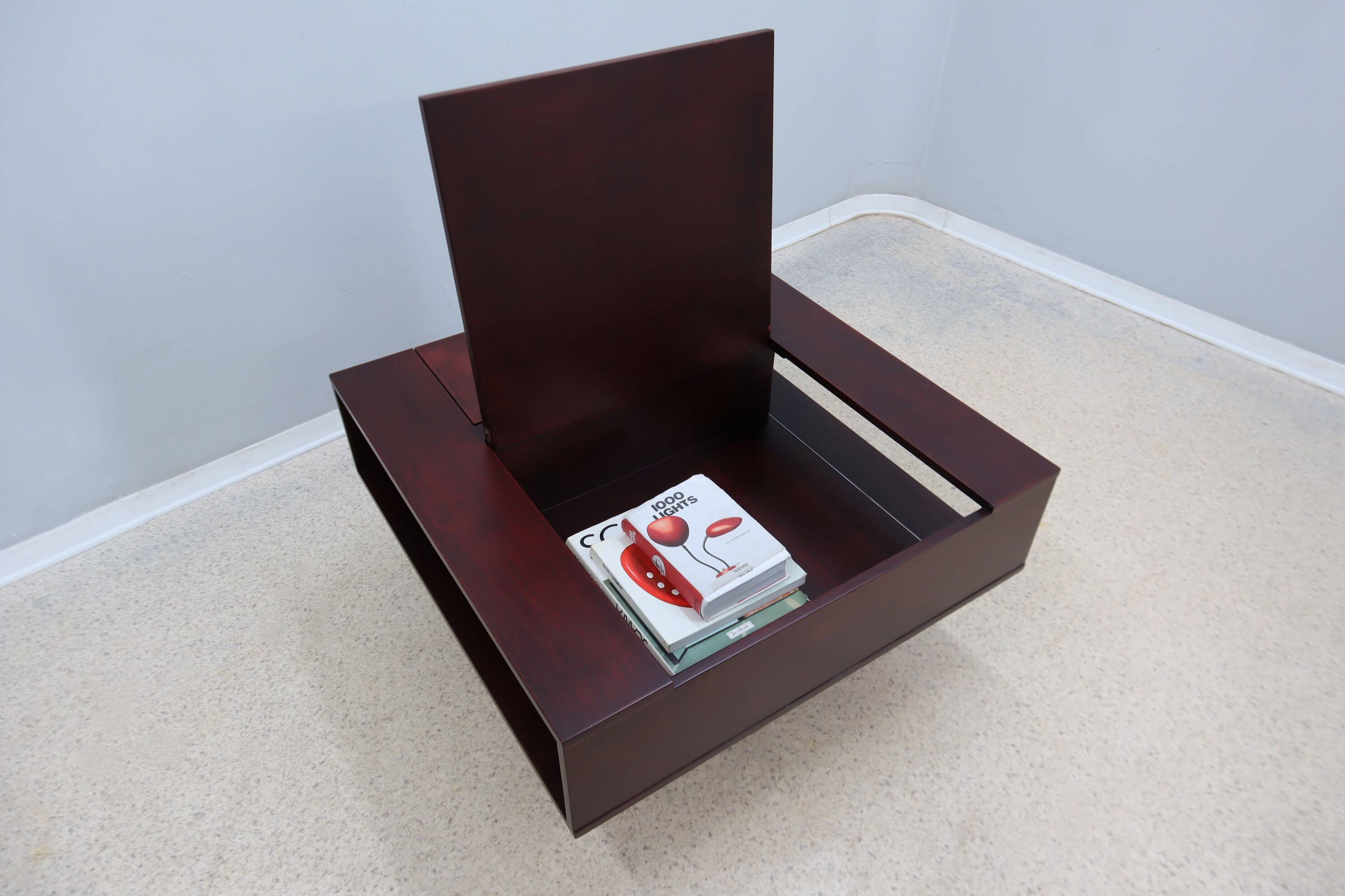 Table basse desserte vintage modulable avec bar 1960