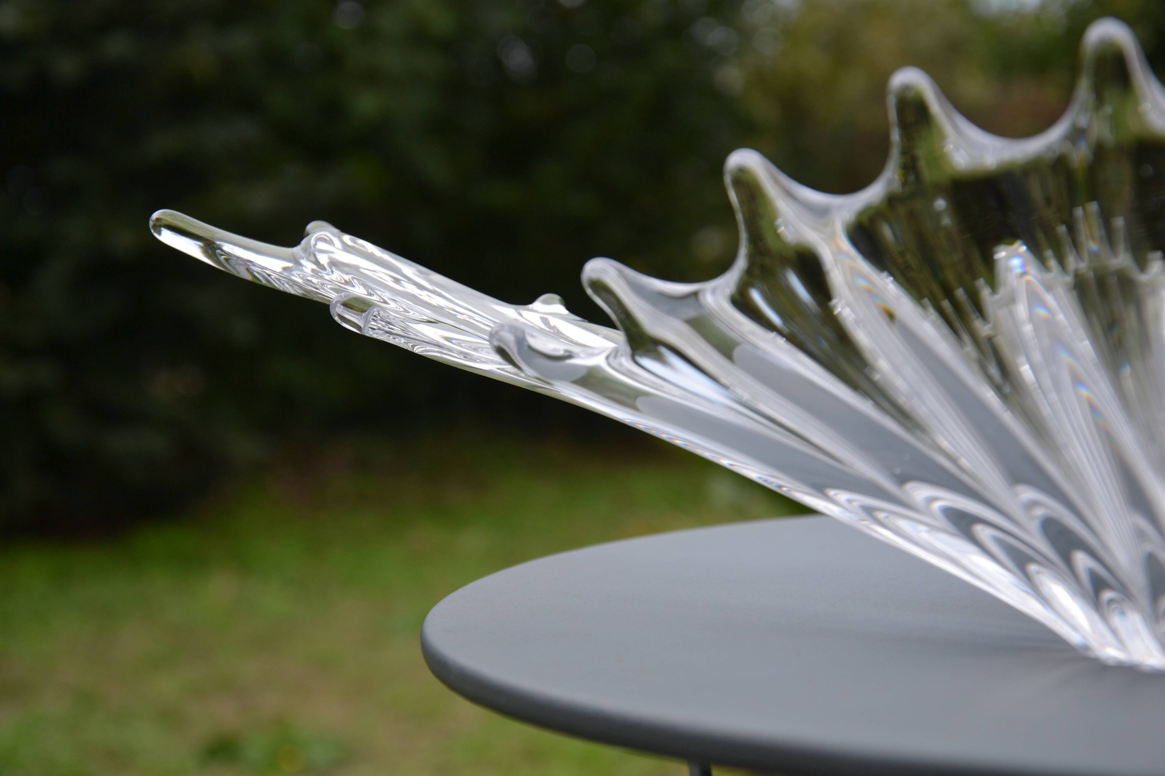 Centre de table, coupe en cristal