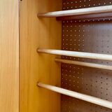 60's wooden shoe cabinet