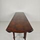 Antique English drop-leaf dining table – Victorian – 8 legs – oval shape – seats 8