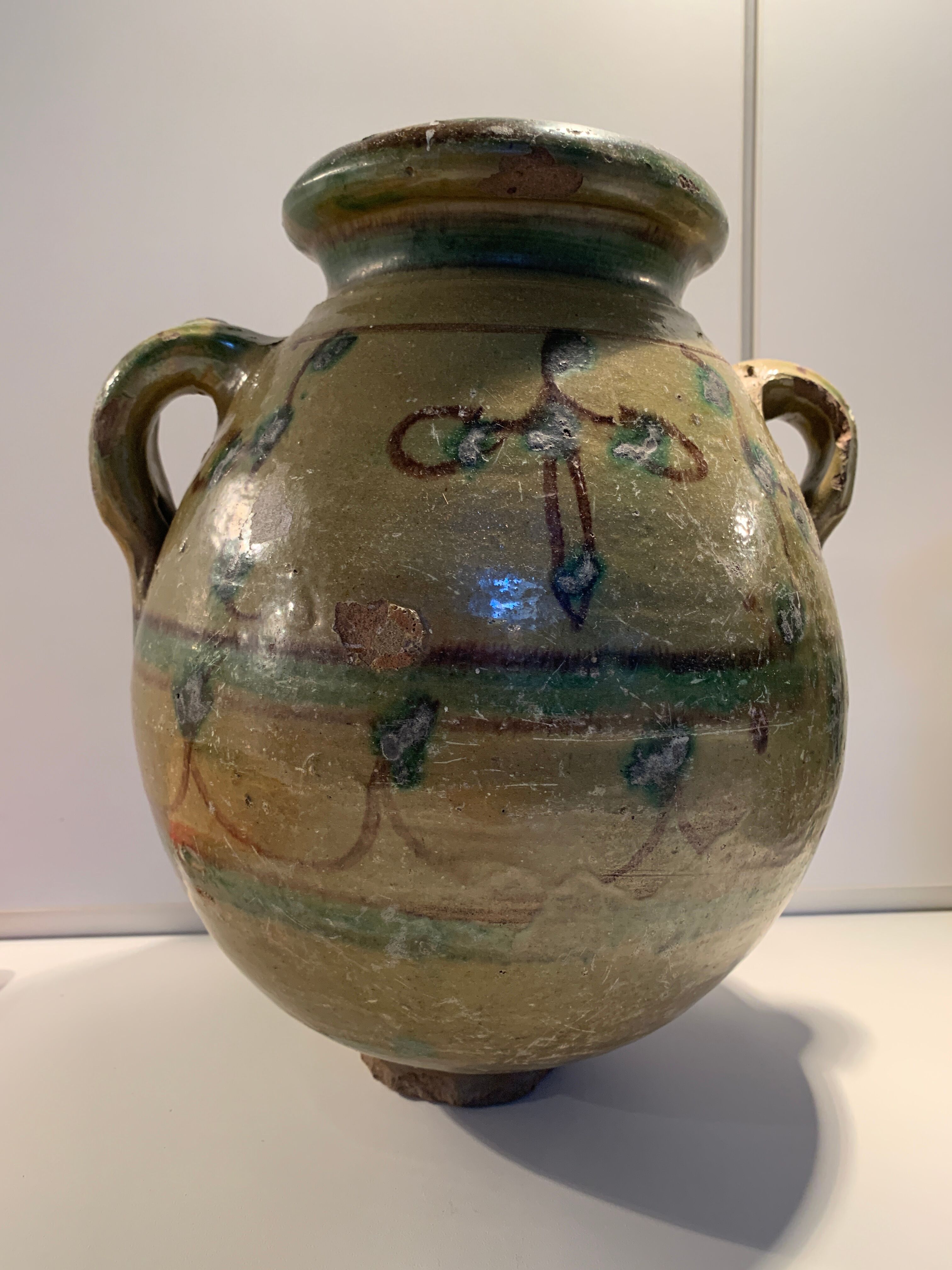 Pair of eared jars beginning. XX° North Africa