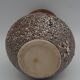 Ceramic vase vintage lava effect