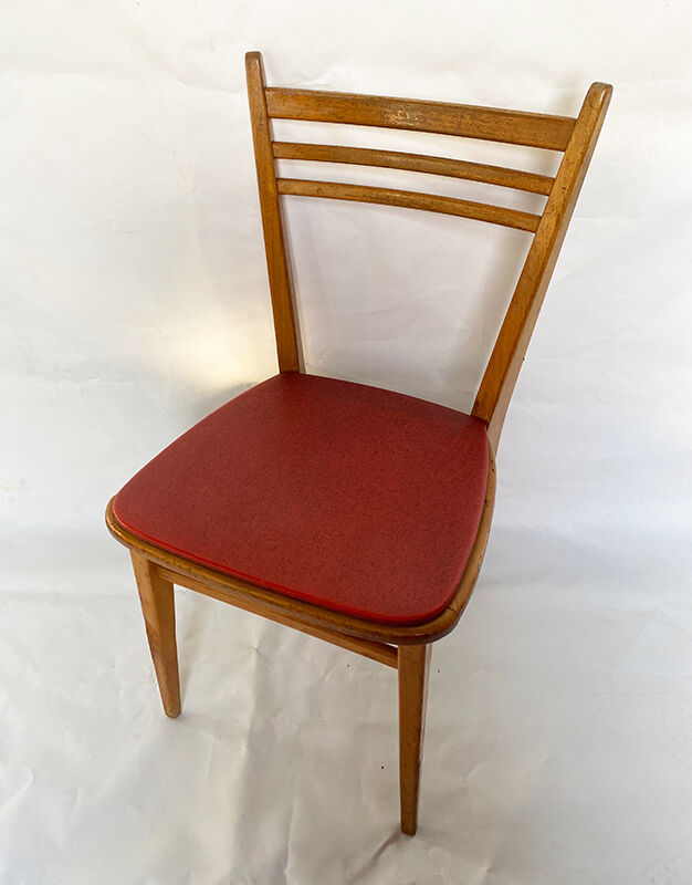 Red bistro chair