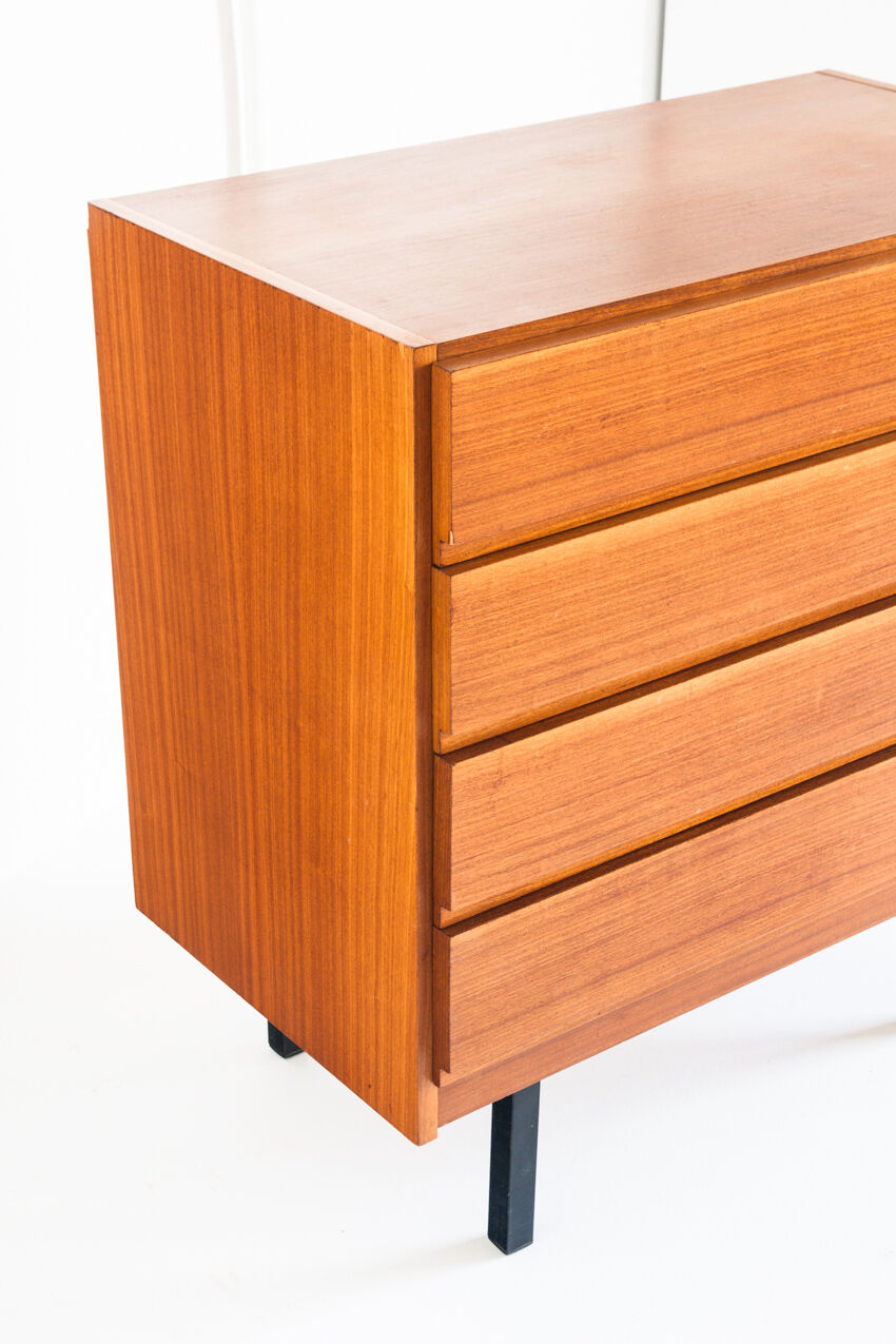 Commode en teck de style vintage