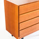 Commode en teck de style vintage