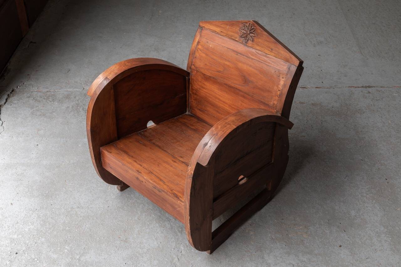 Fireside chairs, Italy, 1960's