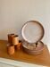 Vintage stoneware handcrafted tableware