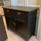 Art-deco period oak commodus