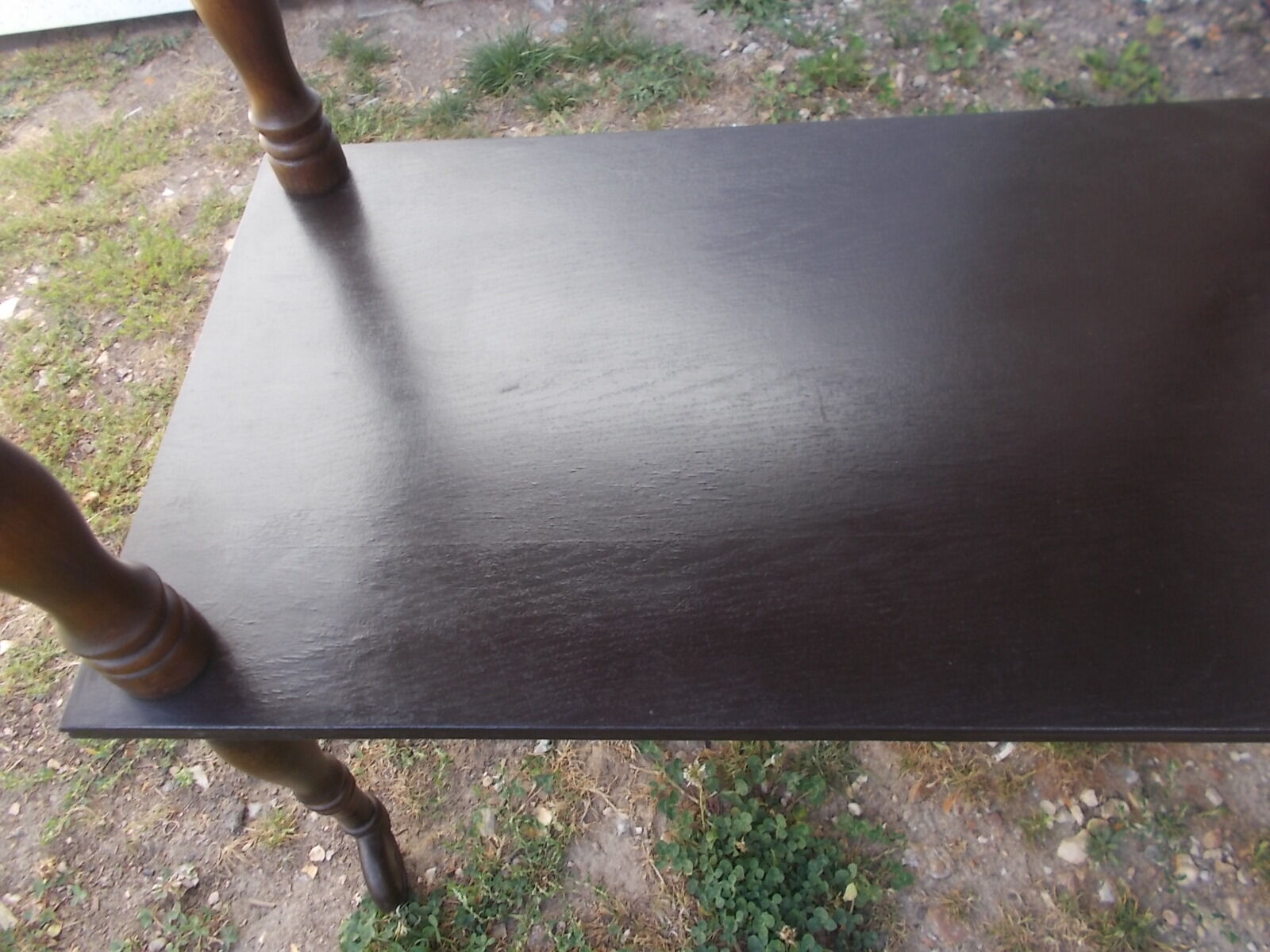 Wooden rolling table