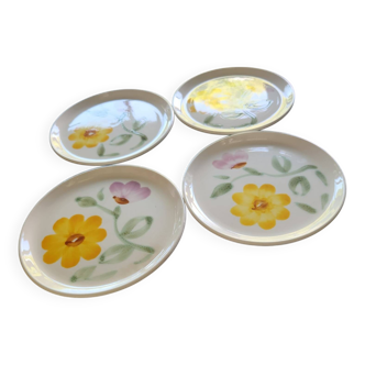 4 assiettes Varese : Sarreguemines : 1960