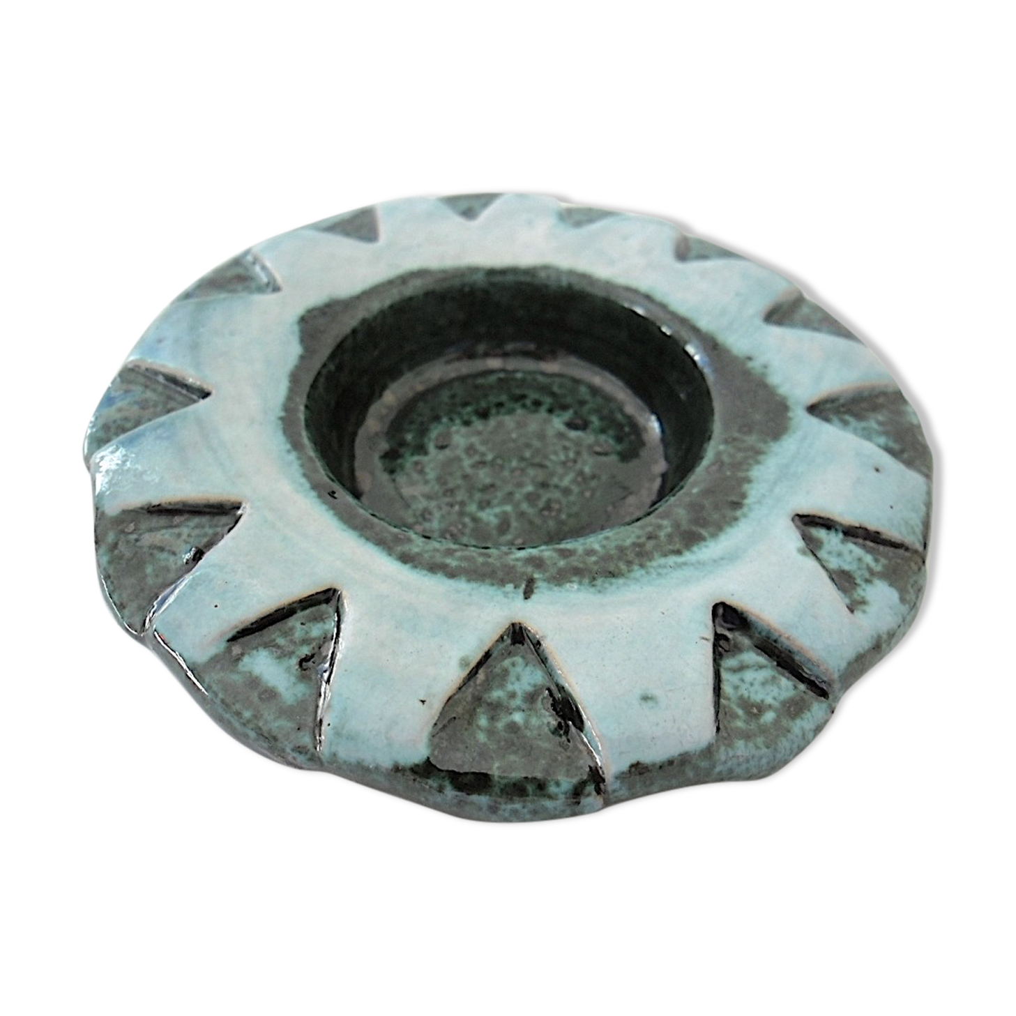 Glazed stoneware photophore