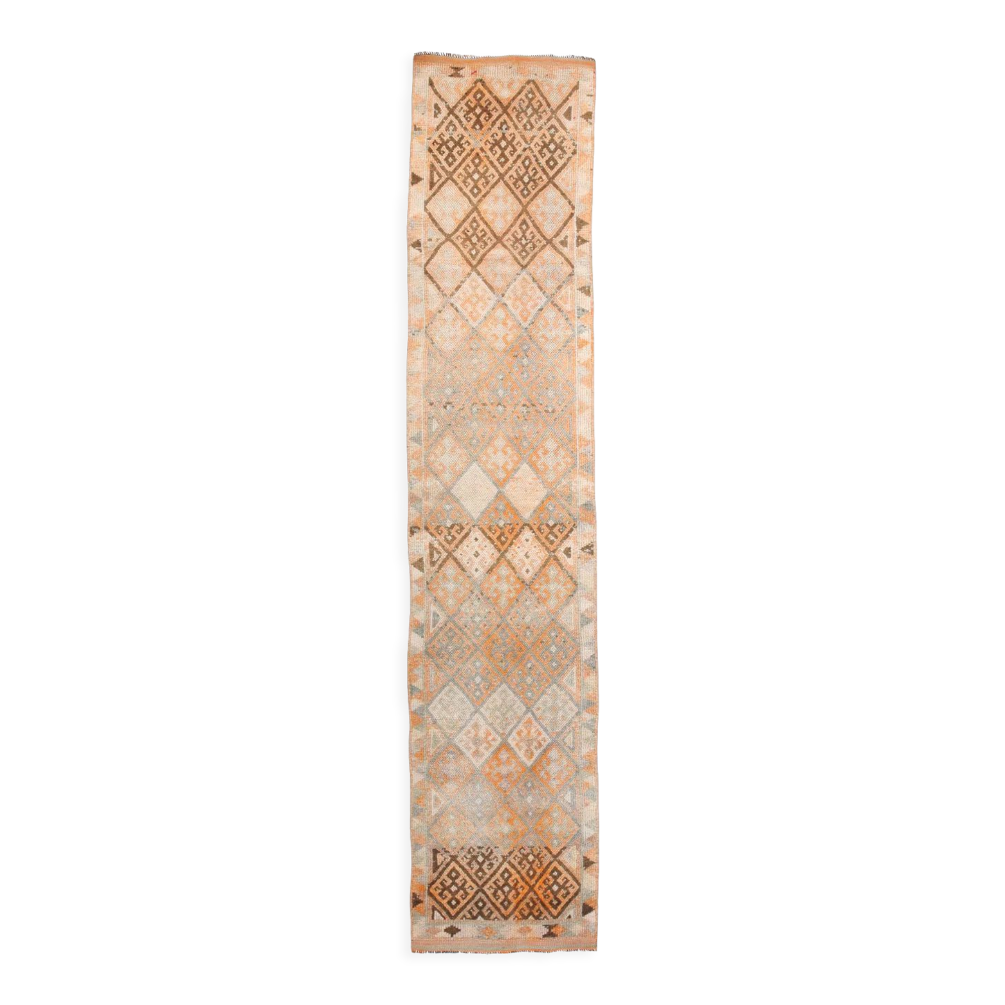 Turkish runner rug 79x373cm