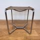 Chrome tubular steel Bauhaus Stool Thonet B8 by Marcel Breuer, 1930