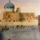 Orientalist Watercolor Painting Mosque signed 20th century signed