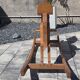 Wooden rocking horse